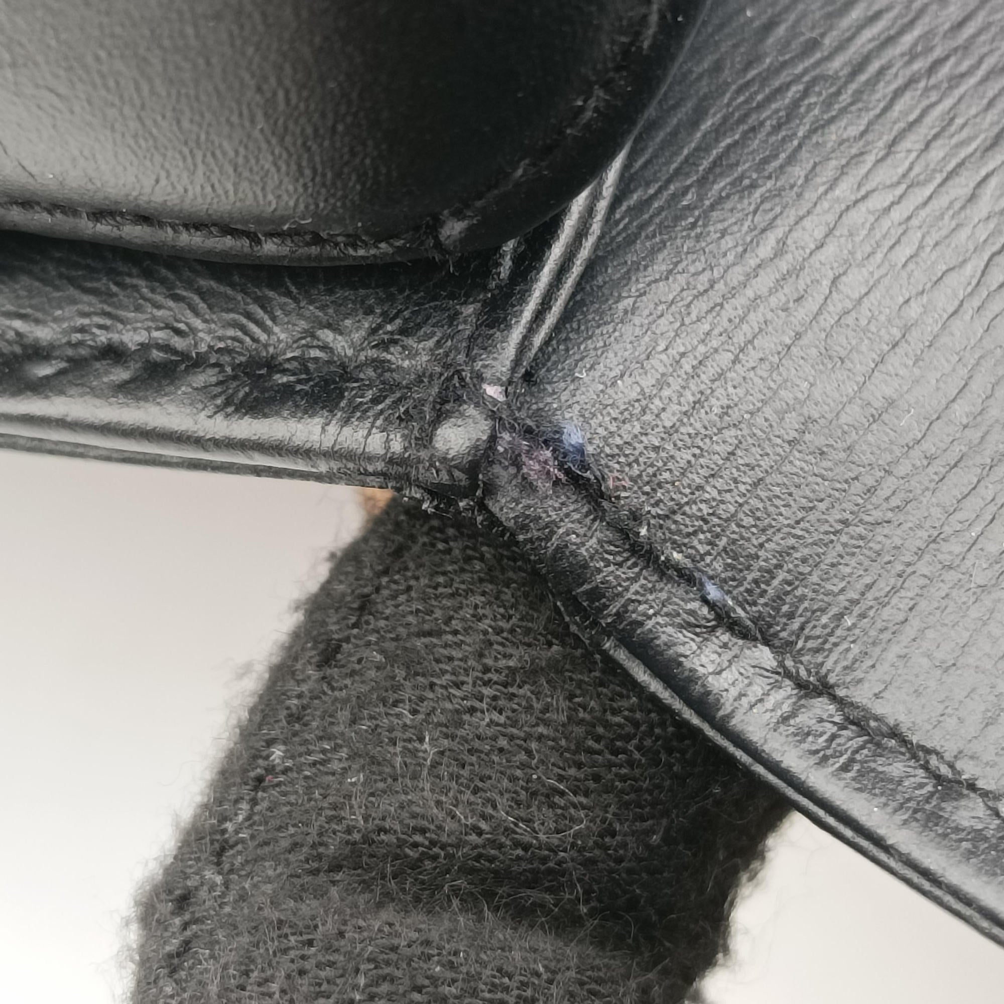 Pre-owned Gucci Bamboo Black Leather 000204 clutchbag | stylenewstar