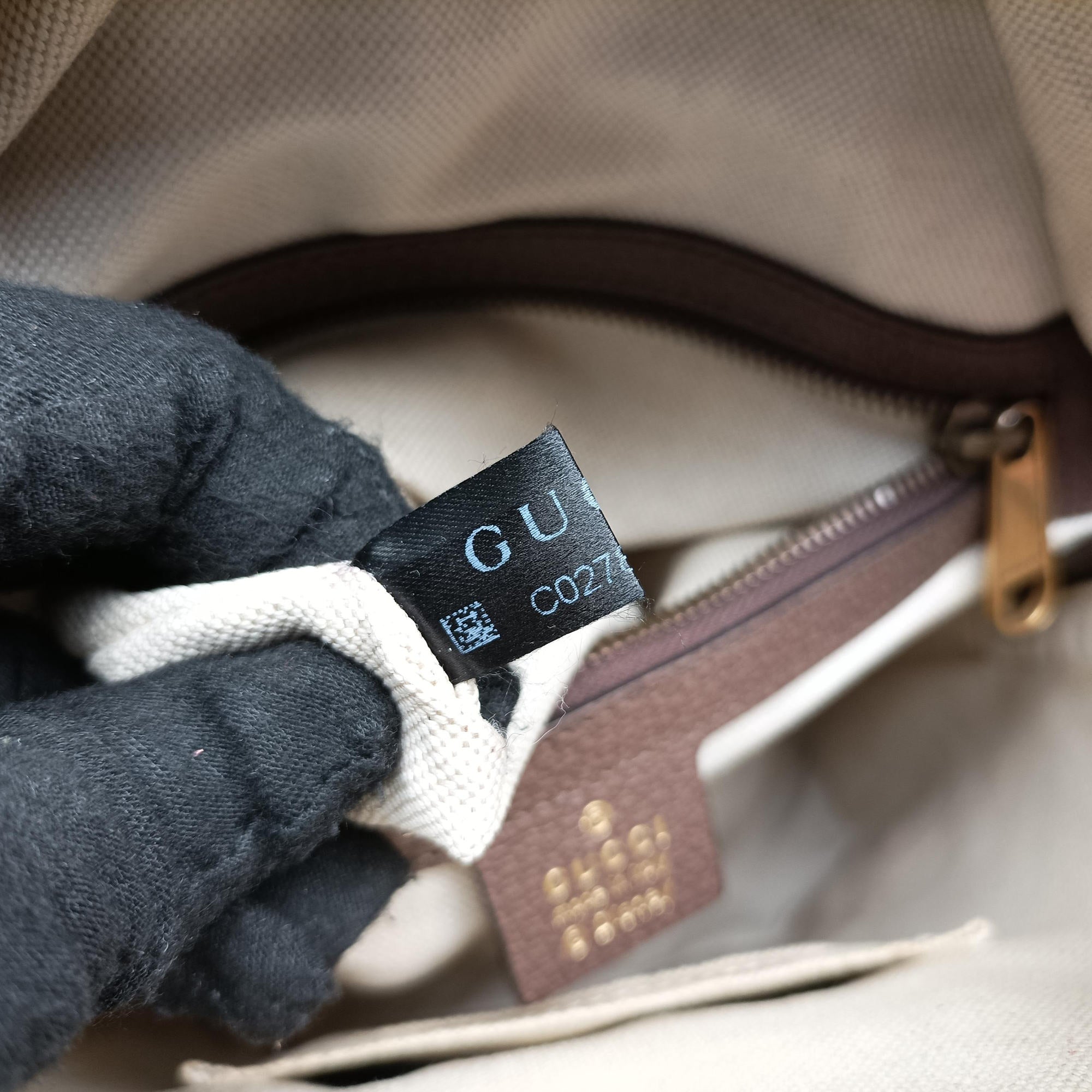 Pre-owned Gucci The Three Little Pigs Brown×Multicolour PVC coated canvas 552884 backpack/rucksack | stylenewstar