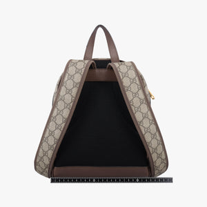 Pre-owned Gucci The Three Little Pigs Brown×Multicolour PVC coated canvas 552884 backpack/rucksack | stylenewstar