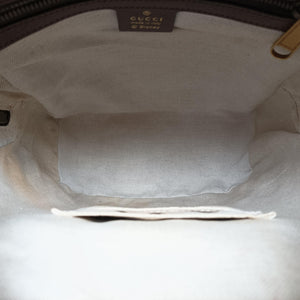 Pre-owned Gucci The Three Little Pigs Brown×Multicolour PVC coated canvas 552884 backpack/rucksack | stylenewstar