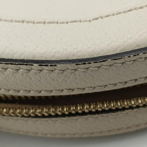 Pre-owned Gucci Ophidia White Leather 550618 shoulderbag | stylenewstar