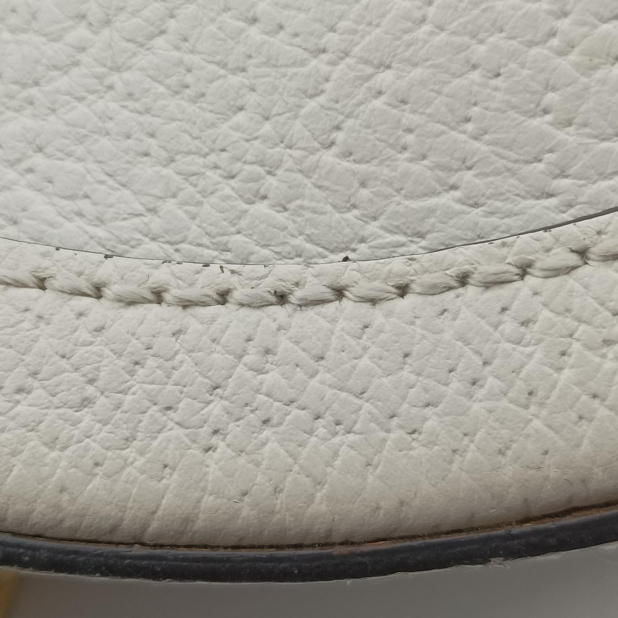 Pre-owned Gucci Ophidia White Leather 550618 shoulderbag | stylenewstar