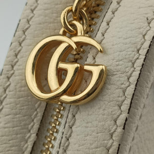 Pre-owned Gucci Ophidia White Leather 550618 shoulderbag | stylenewstar