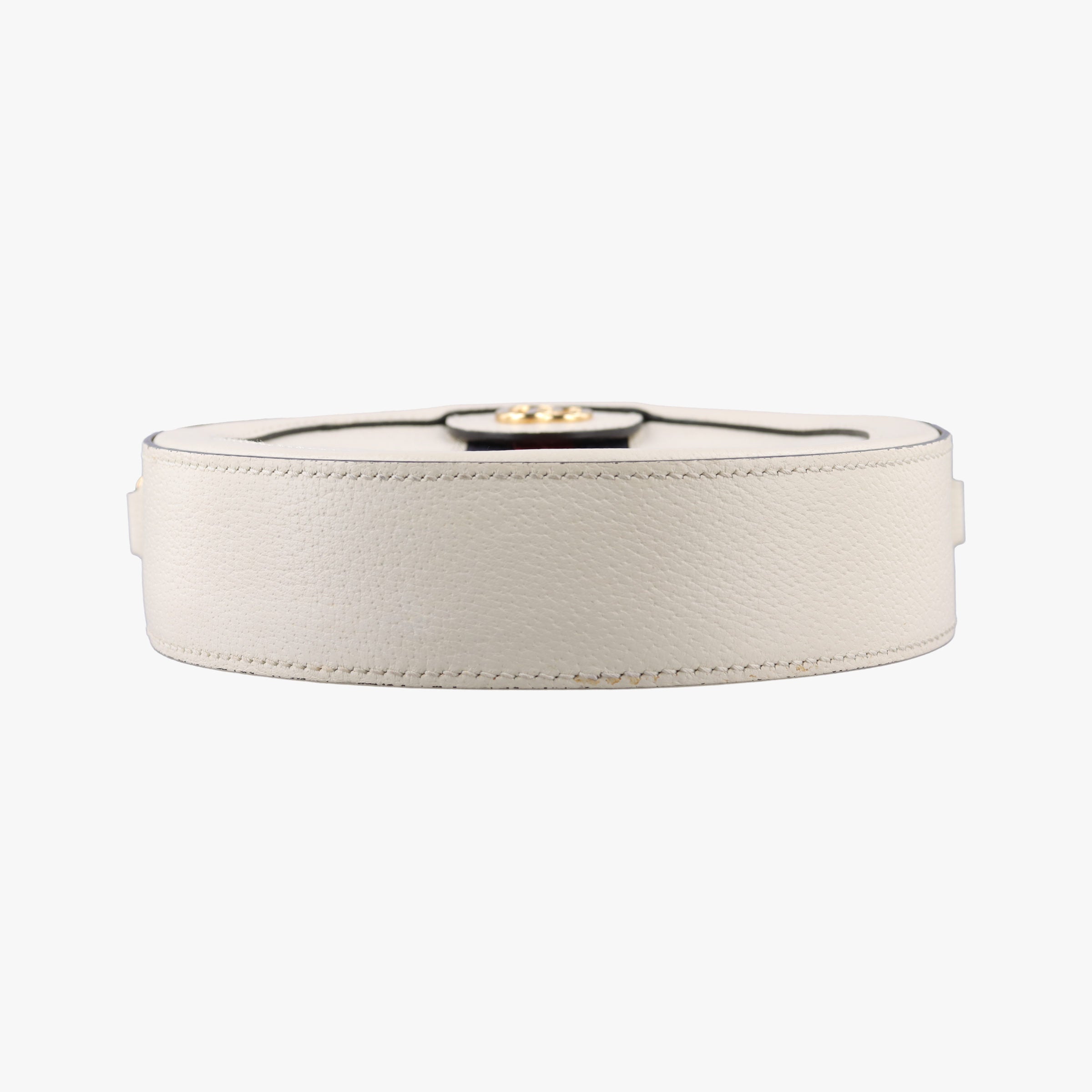 Pre-owned Gucci Ophidia White Leather 550618 shoulderbag | stylenewstar