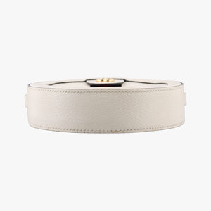 Pre-owned Gucci Ophidia White Leather 550618 shoulderbag | stylenewstar