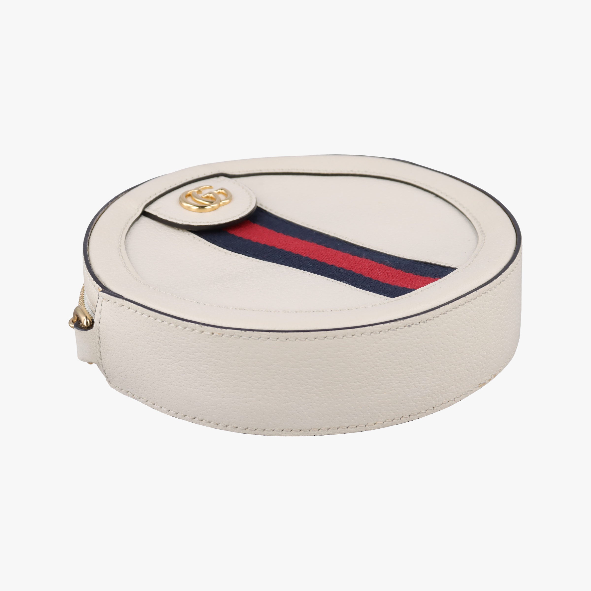 Pre-owned Gucci Ophidia White Leather 550618 shoulderbag | stylenewstar