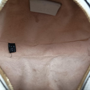 Pre-owned Gucci Ophidia White Leather 550618 shoulderbag | stylenewstar