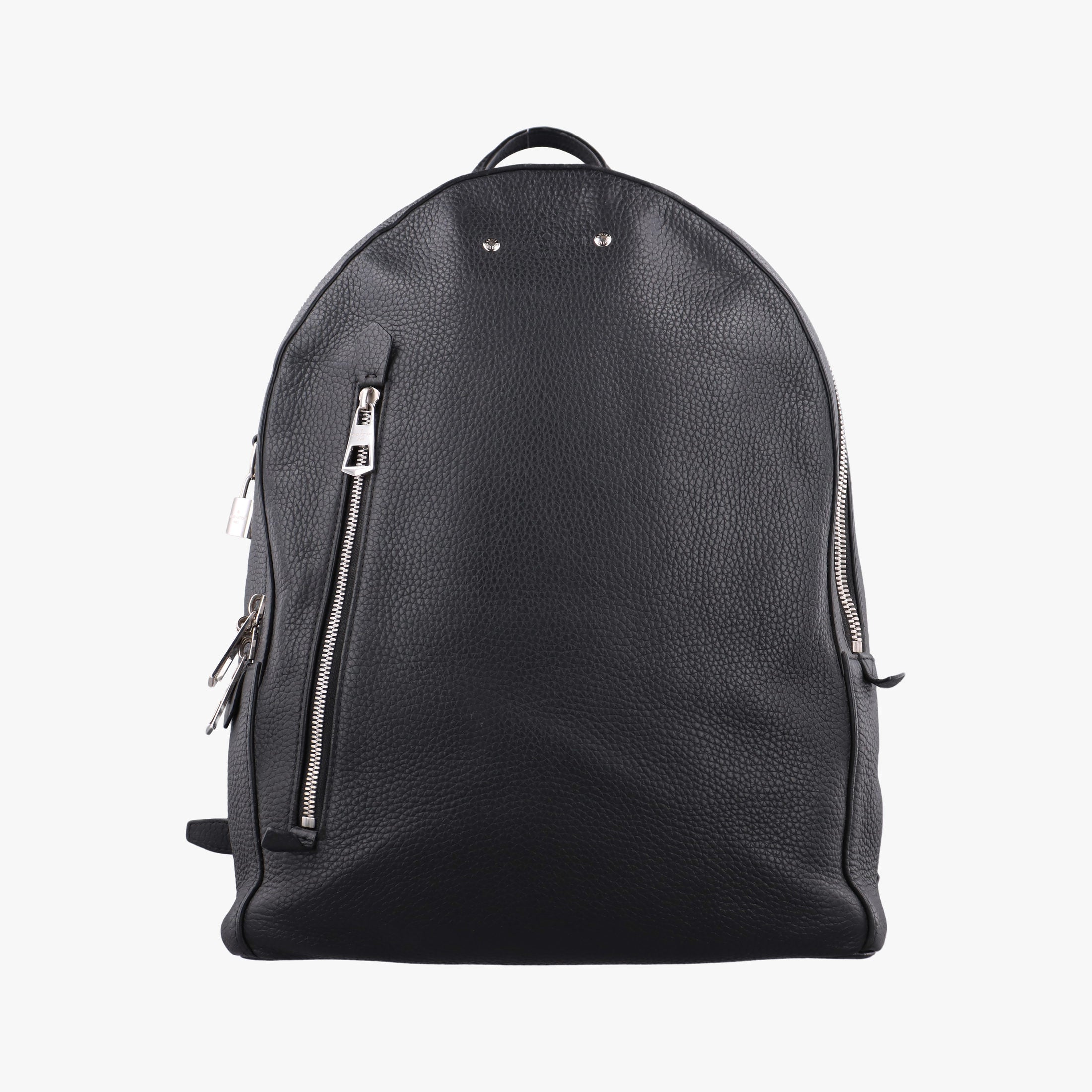 Pre-owned Louis Vuitton ARMAND Noir Taurillon Leather M42687 backpack/rucksack | stylenewstar