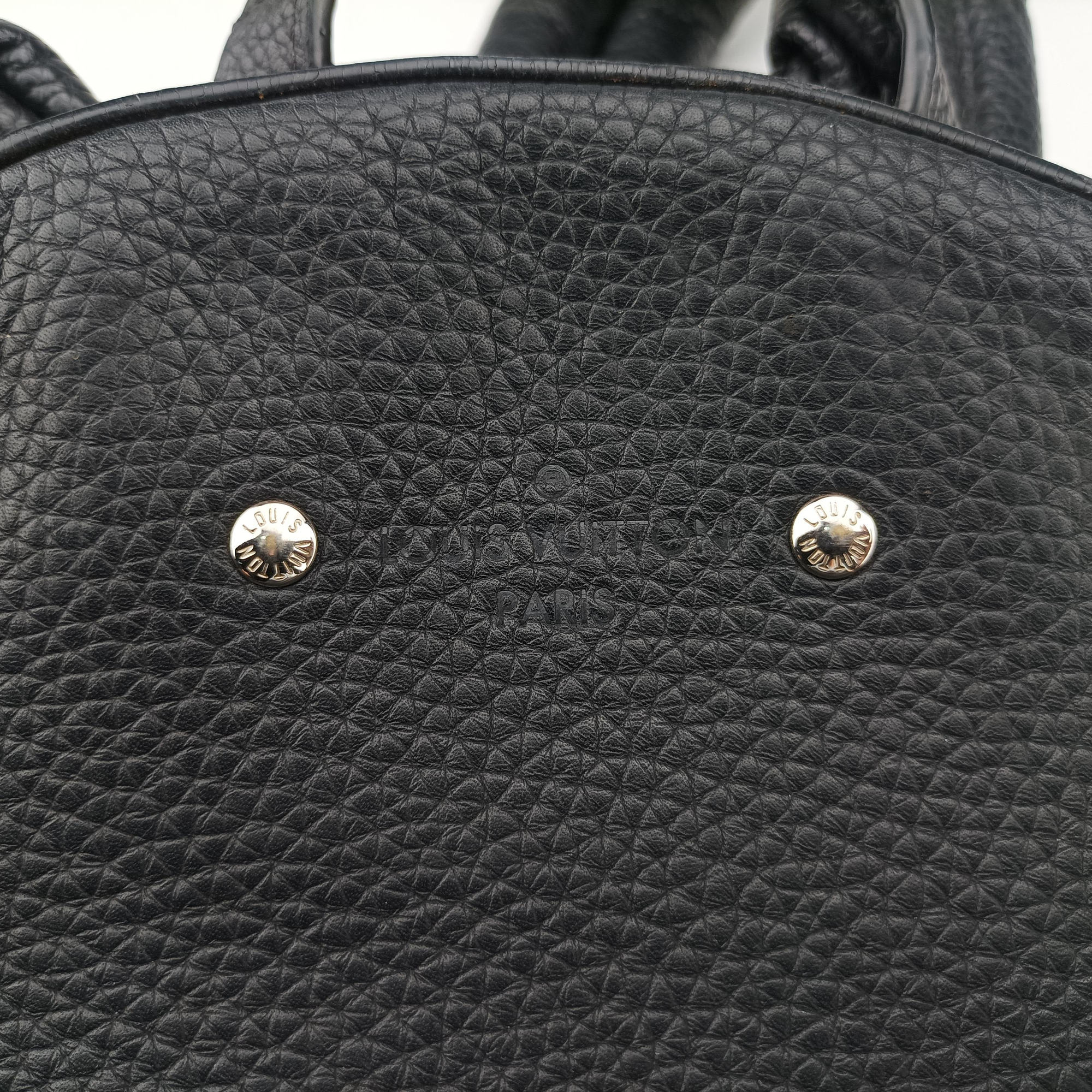 Pre-owned Louis Vuitton ARMAND Noir Taurillon Leather M42687 backpack/rucksack | stylenewstar