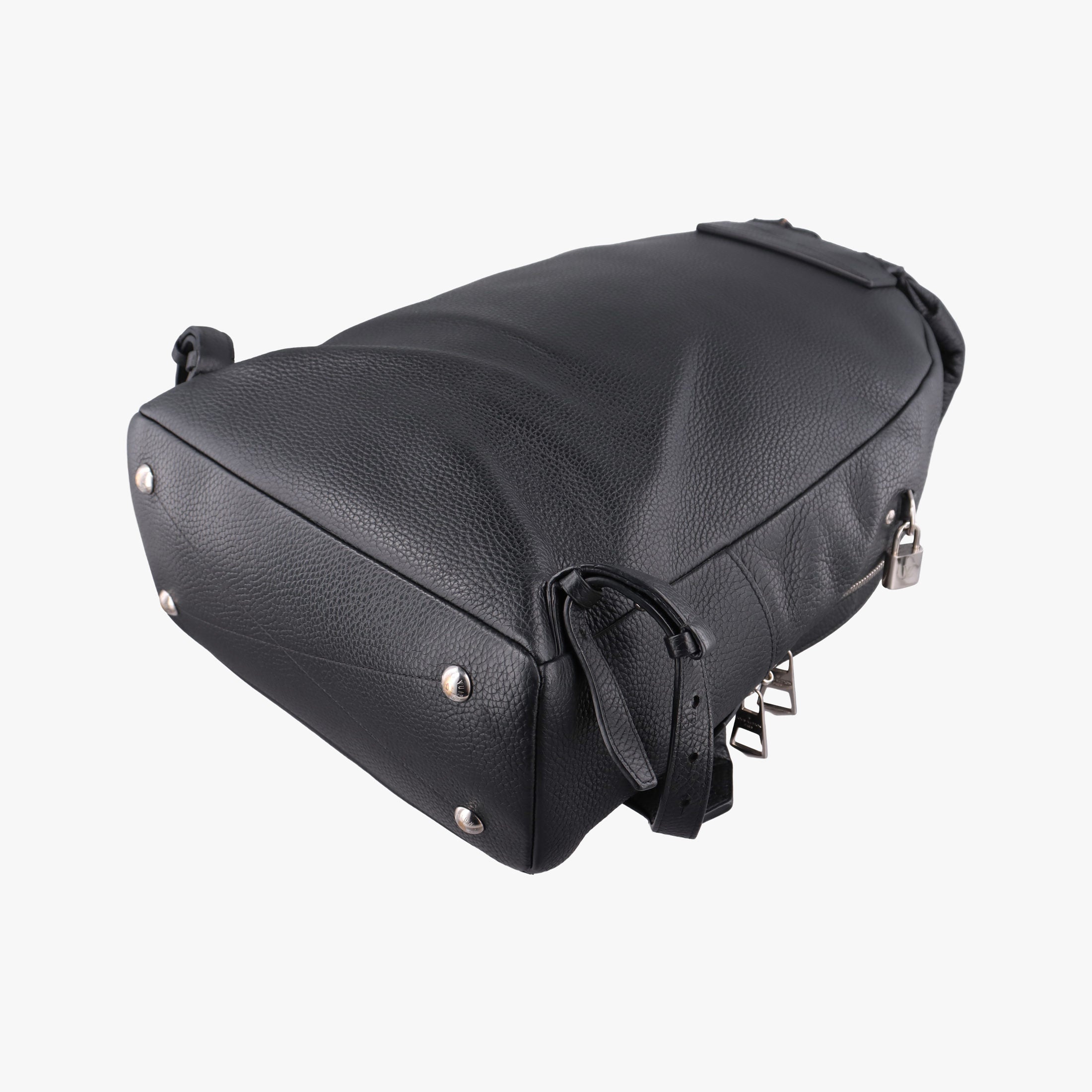 Pre-owned Louis Vuitton ARMAND Noir Taurillon Leather M42687 backpack/rucksack | stylenewstar