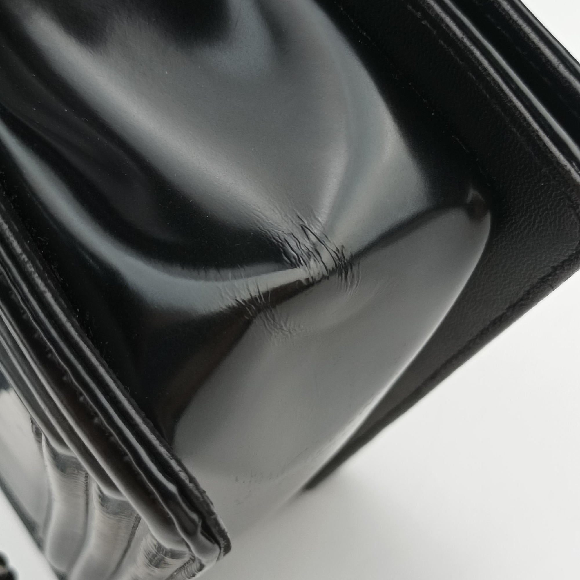 Pre-owned Chanel BOY CHANEL Black Leather A67085 shoulderbag | stylenewstar