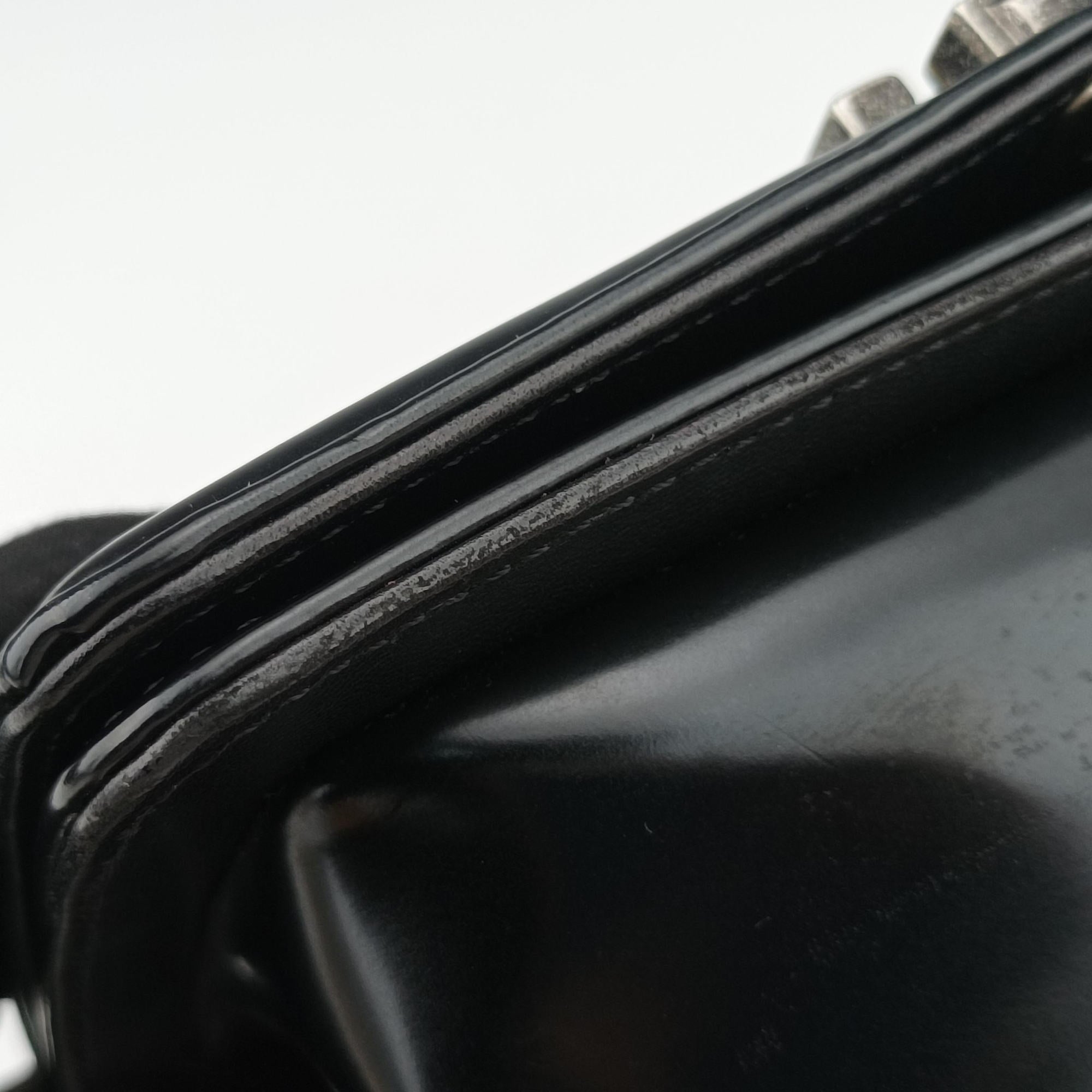 Pre-owned Chanel BOY CHANEL Black Leather A67085 shoulderbag | stylenewstar