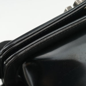 Pre-owned Chanel BOY CHANEL Black Leather A67085 shoulderbag | stylenewstar