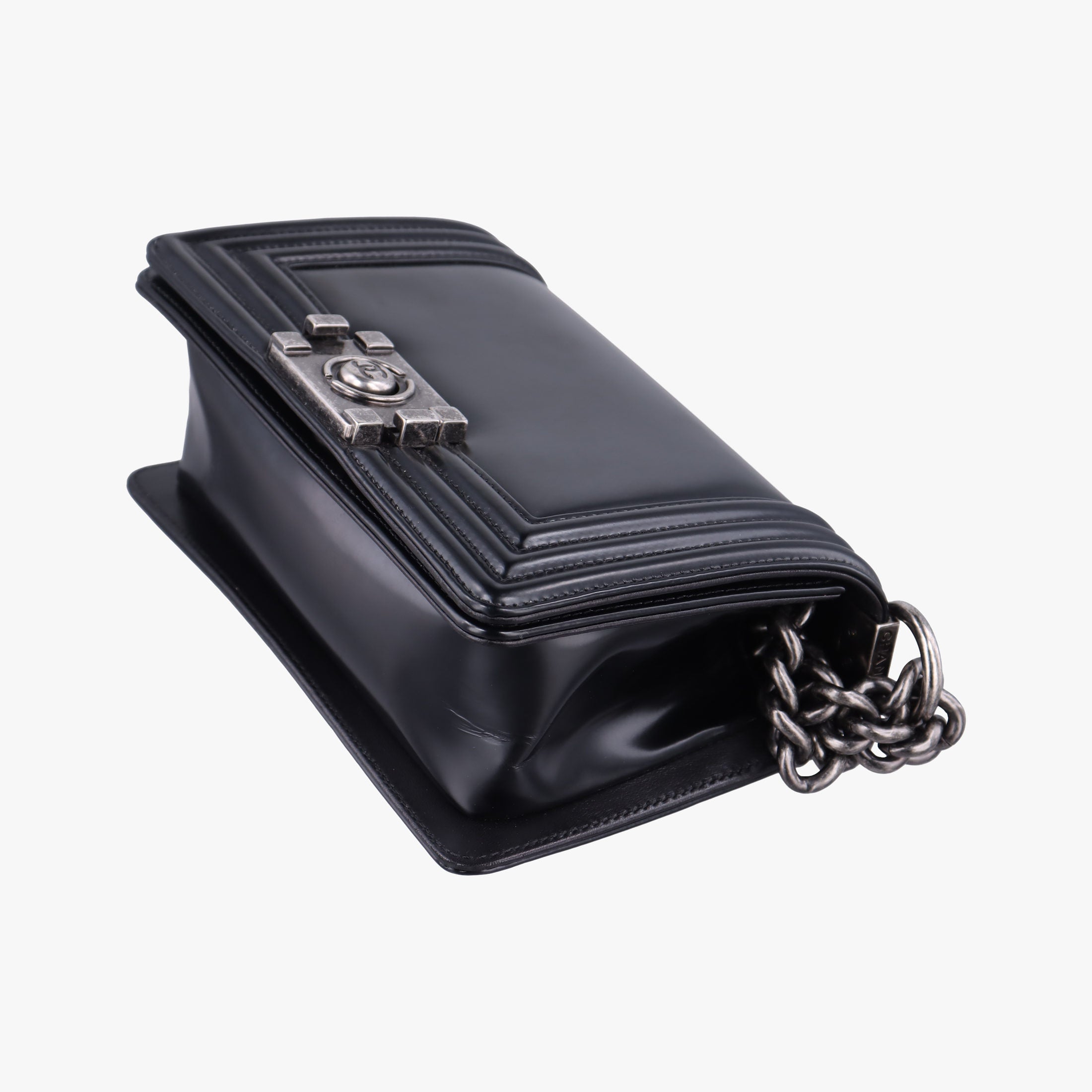 Pre-owned Chanel BOY CHANEL Black Leather A67085 shoulderbag | stylenewstar