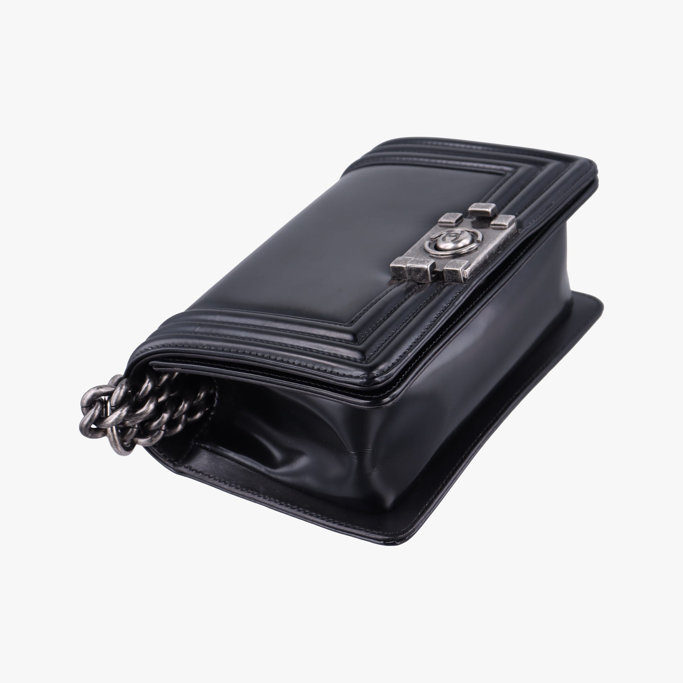 Pre-owned Chanel BOY CHANEL Black Leather A67085 shoulderbag | stylenewstar