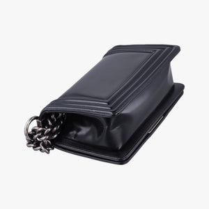 Pre-owned Chanel BOY CHANEL Black Leather A67085 shoulderbag | stylenewstar