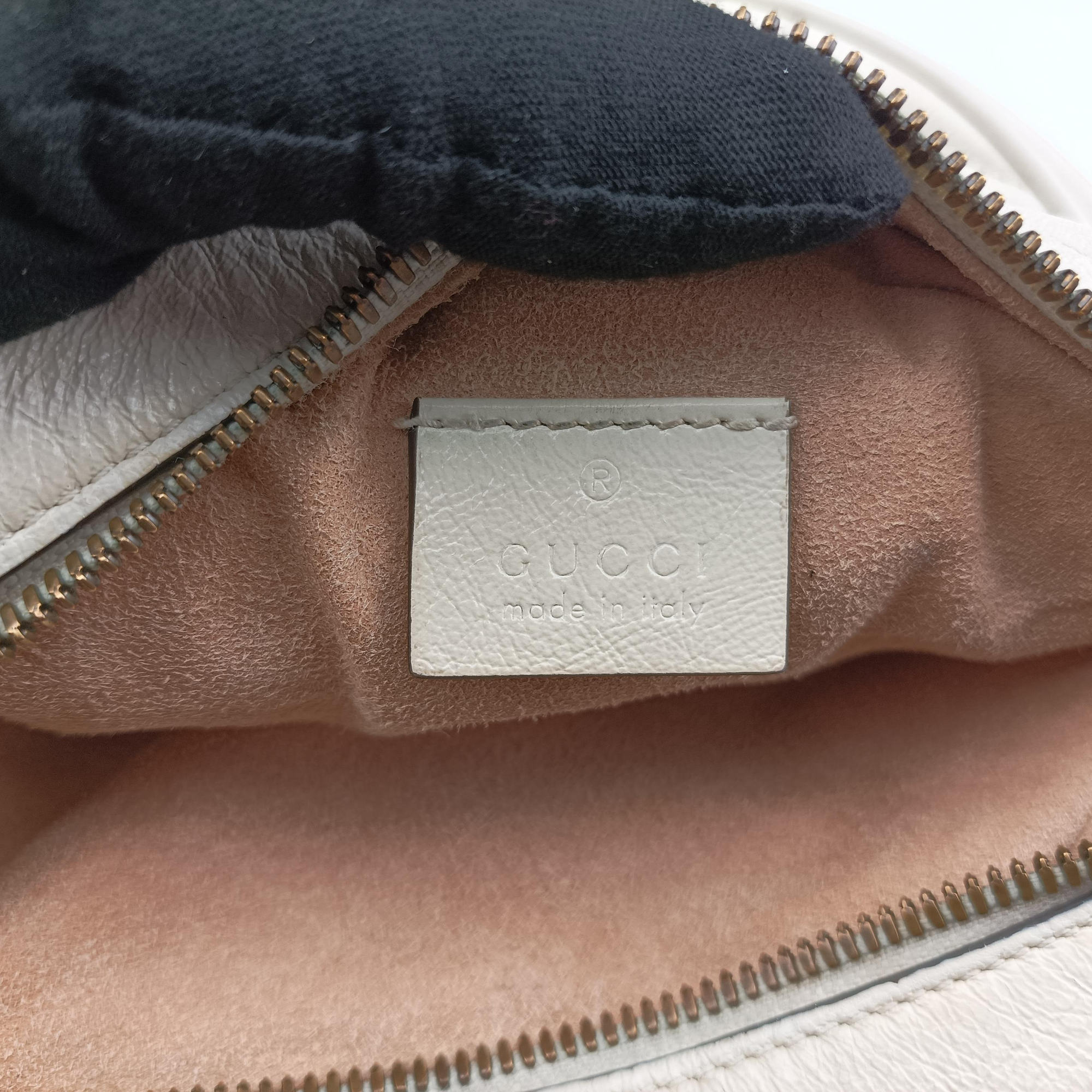 Pre-owned Gucci GG Marmont White Leather 550154 shoulderbag | stylenewstar