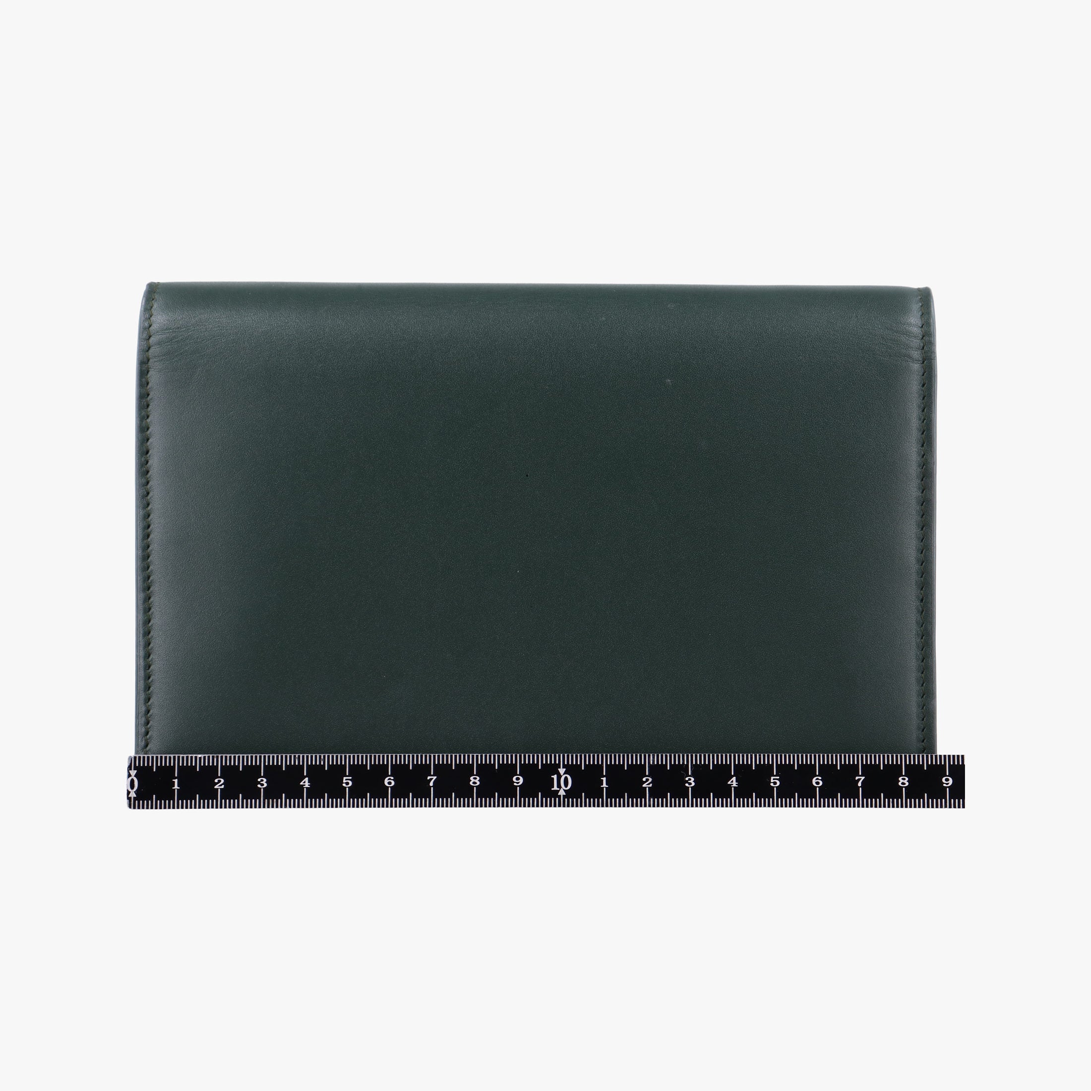 Pre-owned Yves Saint Laurent KATE Green Leather 452159 shoulderbag | stylenewstar