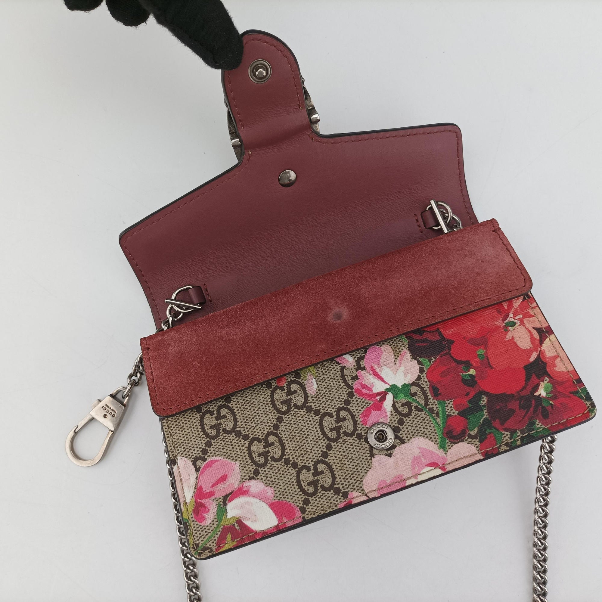 Pre-owned Gucci Dionysus Beige×Multicolour PVC coated canvas × suede 476432 shoulderbag | stylenewstar