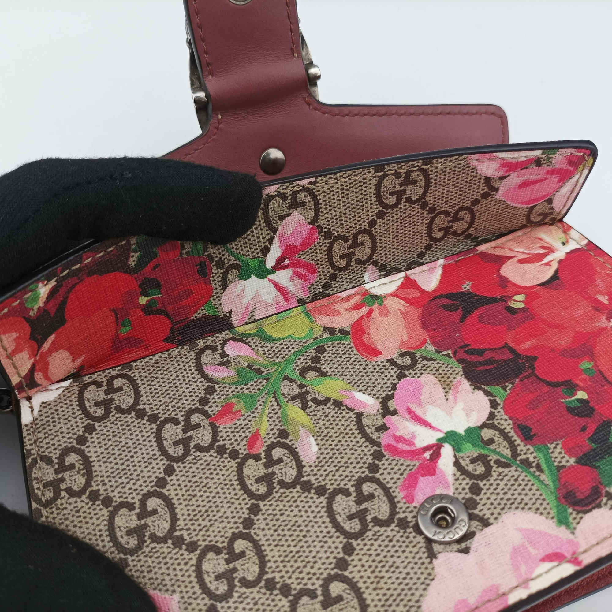 Pre-owned Gucci Dionysus Beige×Multicolour PVC coated canvas × suede 476432 shoulderbag | stylenewstar