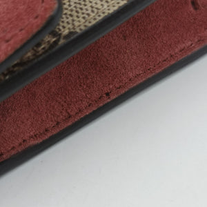 Pre-owned Gucci Dionysus Beige×Multicolour PVC coated canvas × suede 476432 shoulderbag | stylenewstar