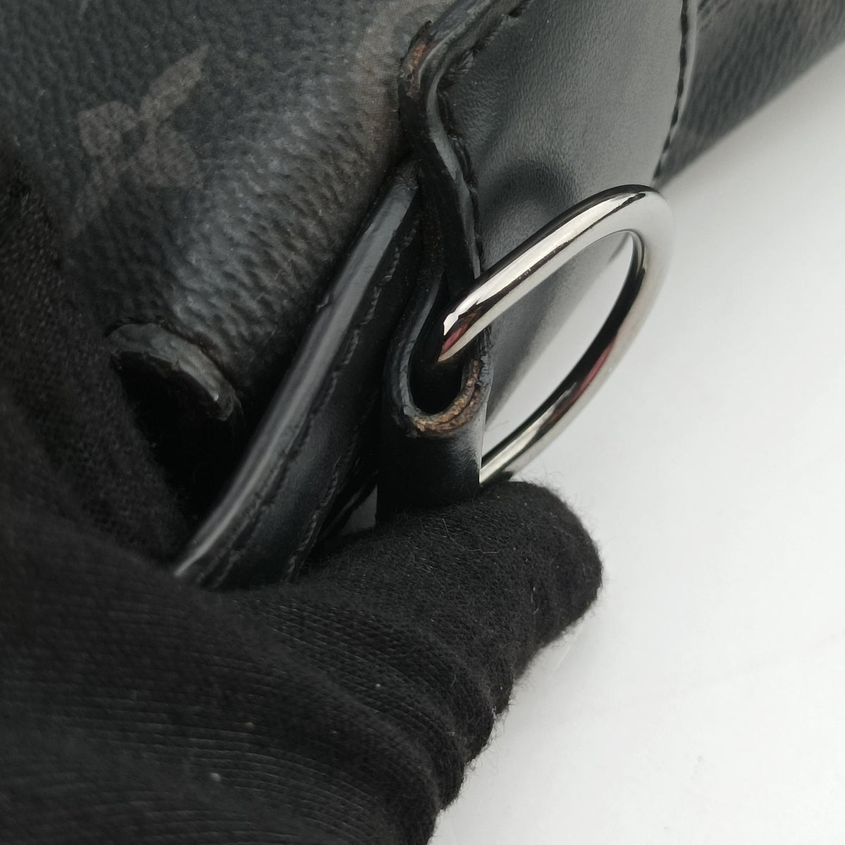 Pre-owned Louis Vuitton Briefcase Explorer Noir Monogram Eclipse Canvas M40566 shoulderbag | stylenewstar