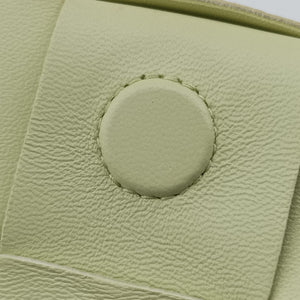 Pre-owned Bottega Veneta candy cassette Yellow lambskin  shoulderbag | stylenewstar