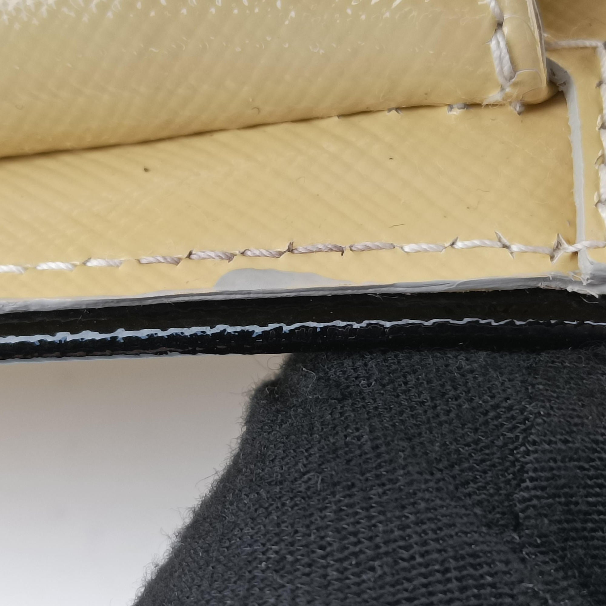 Pre-owned Prada Open tote Yellow SAFFIANO patent  shoulderbag | stylenewstar
