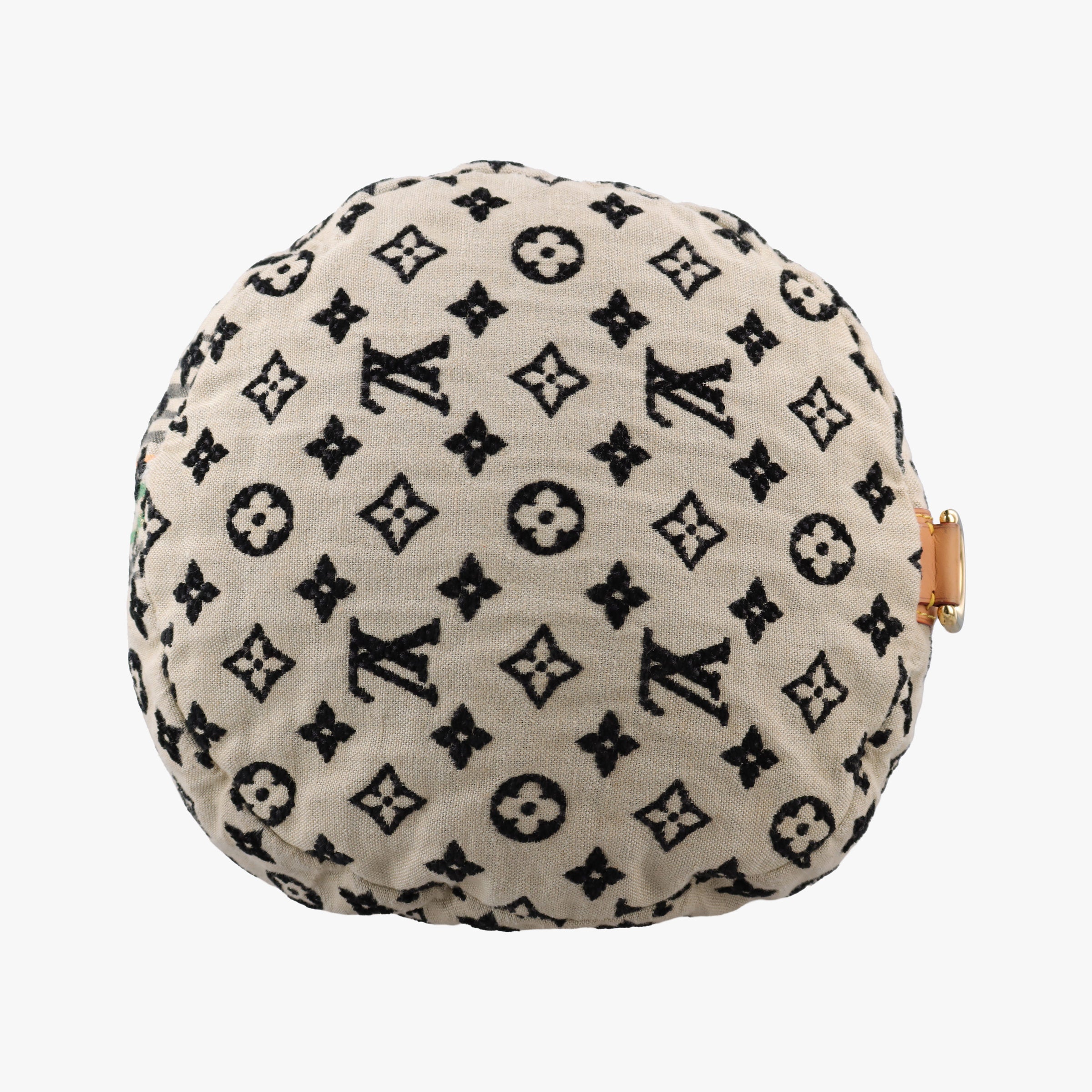 Pre-owned Louis Vuitton Monogram Cheche Gypsy PM Neon Green × Beige Monogram Jacquard Canvas × Calfskin M40361 shoulderbag | stylenewstar