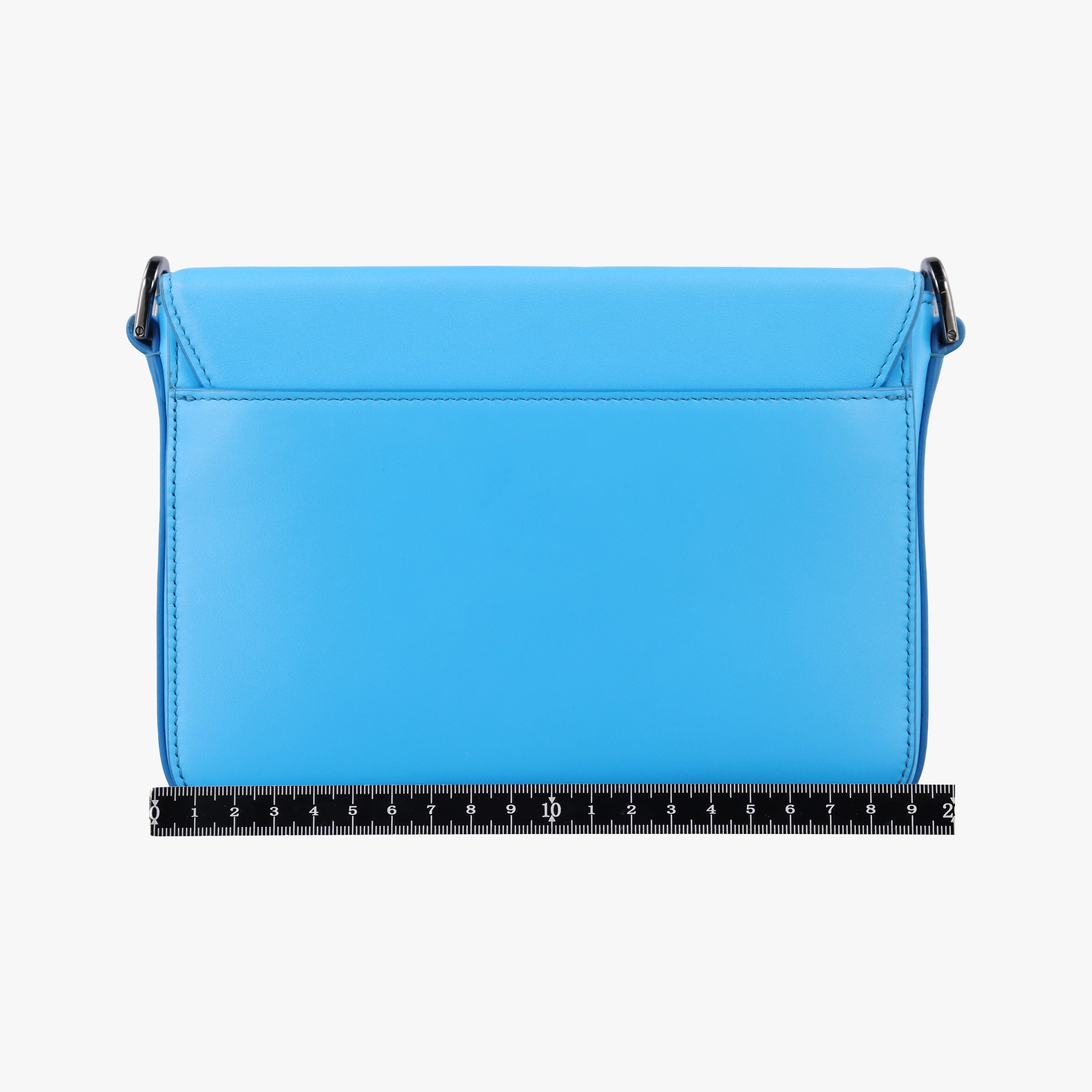 Pre-owned Christian Dior Lock Blue Leather  shoulderbag | stylenewstar