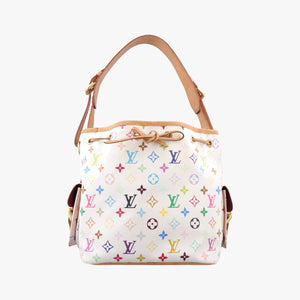 Vintage Louis Vuitton Petit NOe white Monogram Multicolor M42229 shoulderbag | stylenewstar