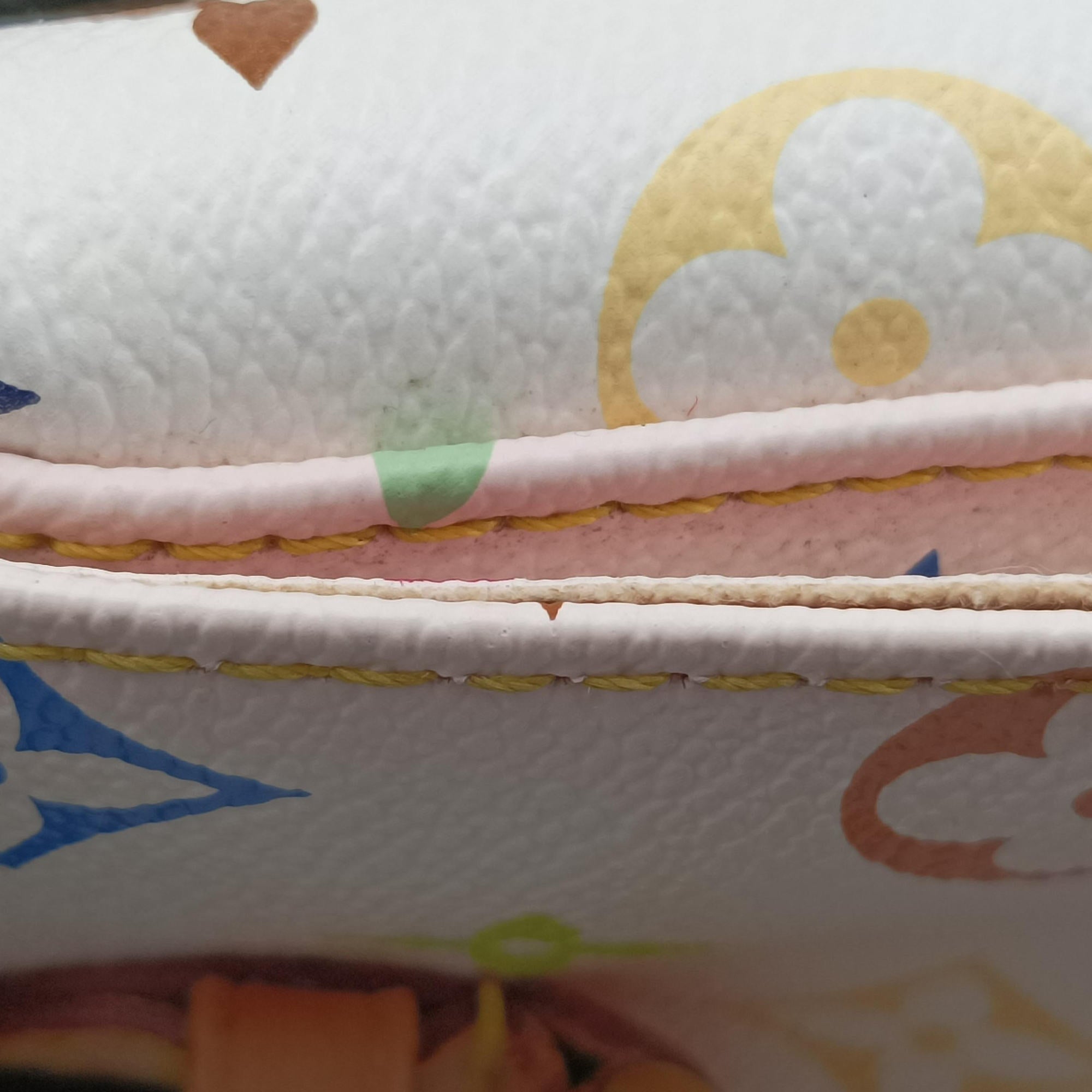 Vintage Louis Vuitton Petit NOe white Monogram Multicolor M42229 shoulderbag | stylenewstar