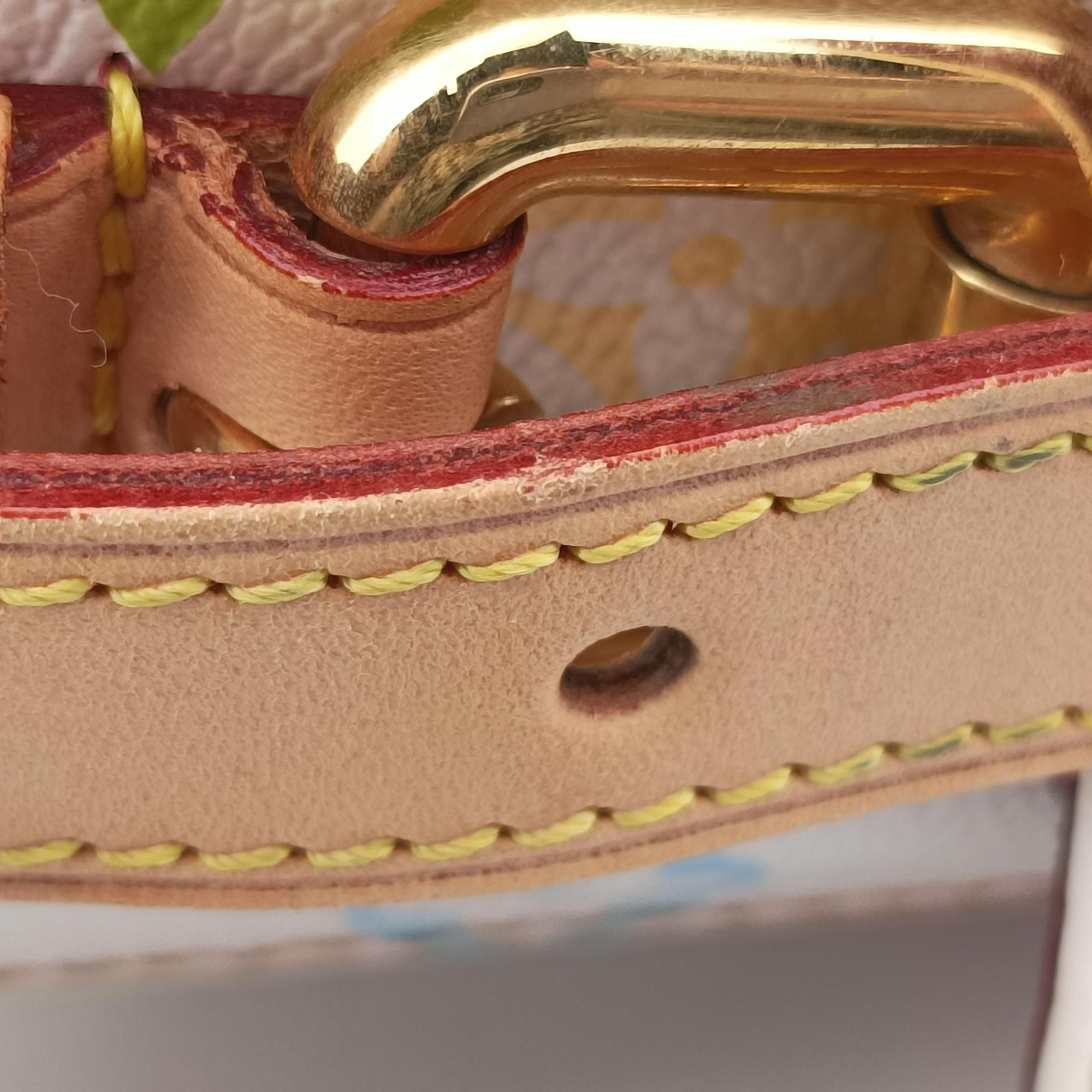 Vintage Louis Vuitton Petit NOe white Monogram Multicolor M42229 shoulderbag | stylenewstar