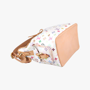 Vintage Louis Vuitton Petit NOe white Monogram Multicolor M42229 shoulderbag | stylenewstar