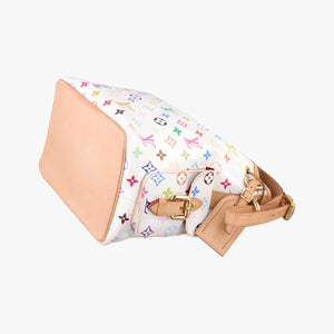 Vintage Louis Vuitton Petit NOe white Monogram Multicolor M42229 shoulderbag | stylenewstar