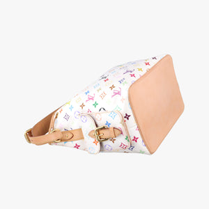Vintage Louis Vuitton Petit NOe white Monogram Multicolor M42229 shoulderbag | stylenewstar