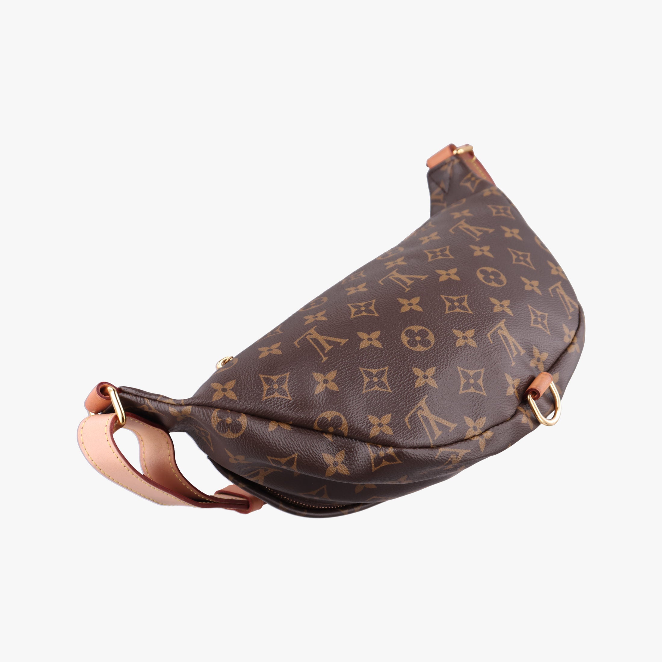 Pre-owned Louis Vuitton Bam Brown Monogram Canvas M43644 bum bag/waist bag | stylenewstar