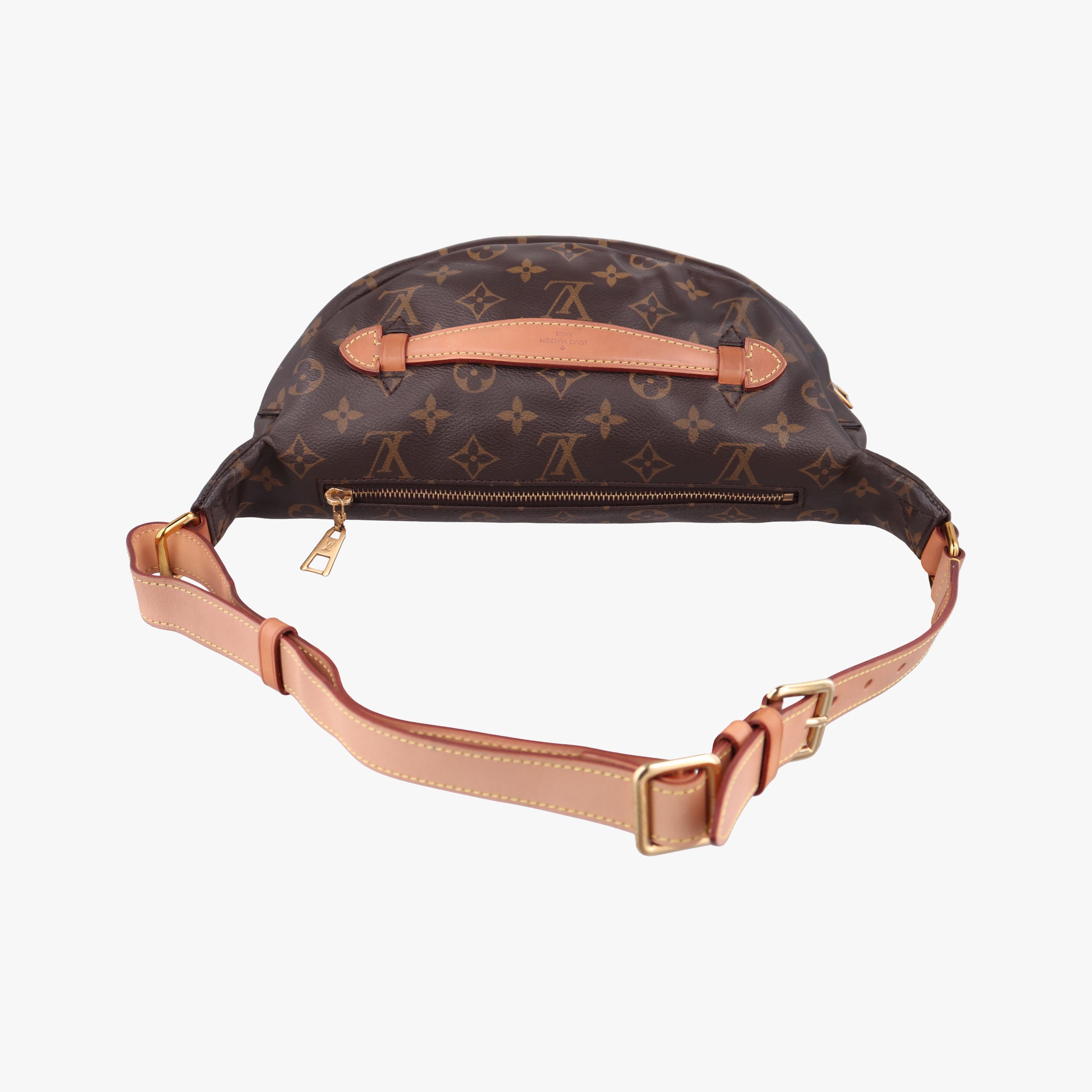 Pre-owned Louis Vuitton Bam Brown Monogram Canvas M43644 bum bag/waist bag | stylenewstar