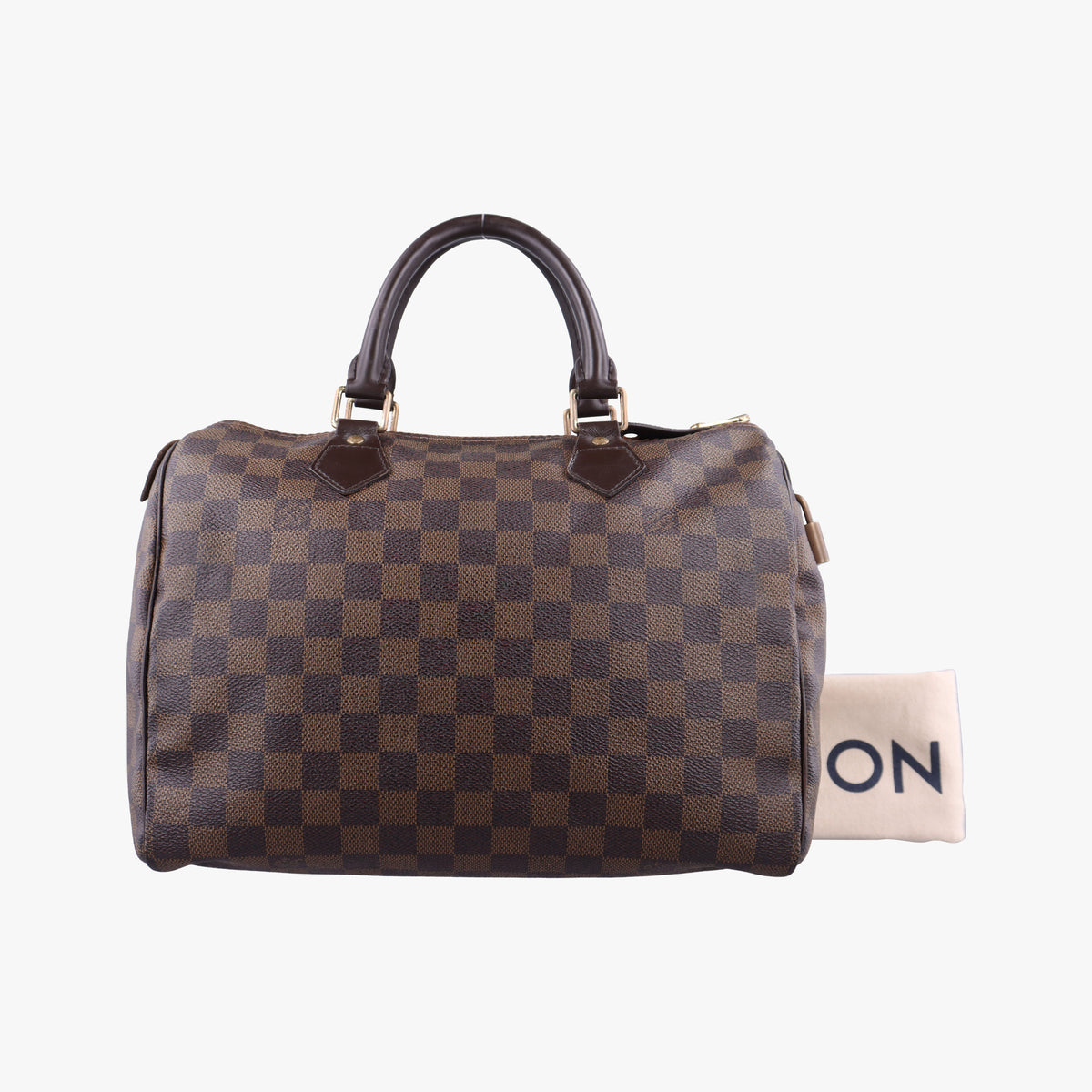 Secondhand Louis Vuitton Speedy 30 EBENE Damier Canvas N41364 handbag | stylenewstar