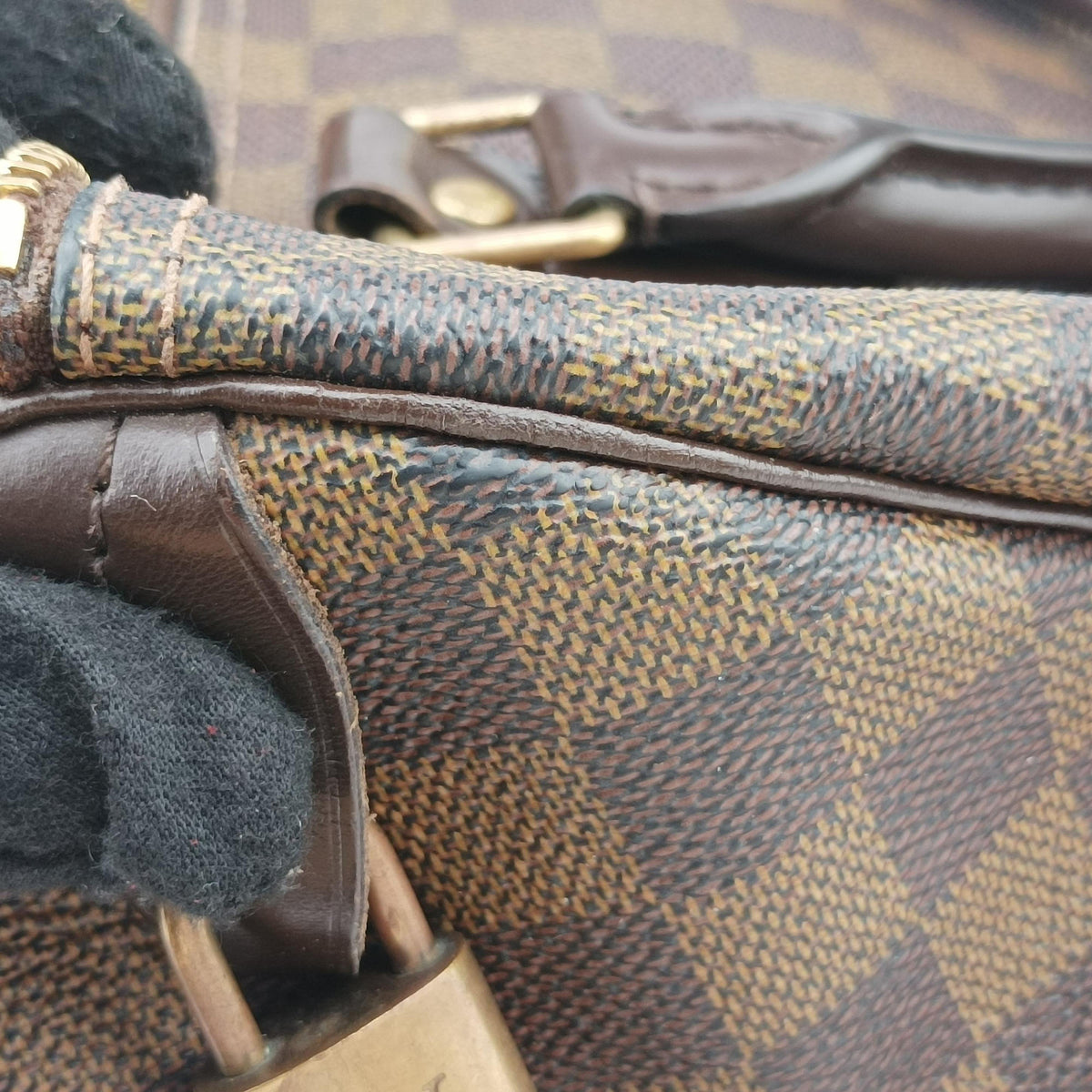 Secondhand Louis Vuitton Speedy 30 EBENE Damier Canvas N41364 handbag | stylenewstar