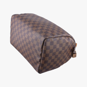 Secondhand Louis Vuitton Speedy 30 EBENE Damier Canvas N41364 handbag | stylenewstar