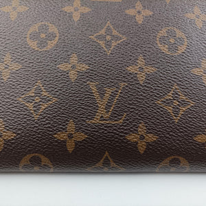 Pre-owned Louis Vuitton Pochette Kirigami Brown Monogram Canvas M62034 clutchbag | stylenewstar