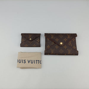 Pre-owned Louis Vuitton Pochette Kirigami Brown Monogram Canvas M62034 clutchbag | stylenewstar