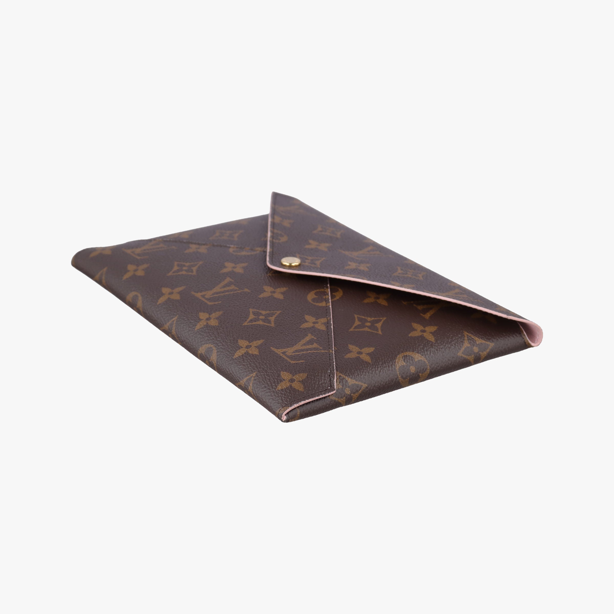 Pre-owned Louis Vuitton Pochette Kirigami Brown Monogram Canvas M62034 clutchbag | stylenewstar