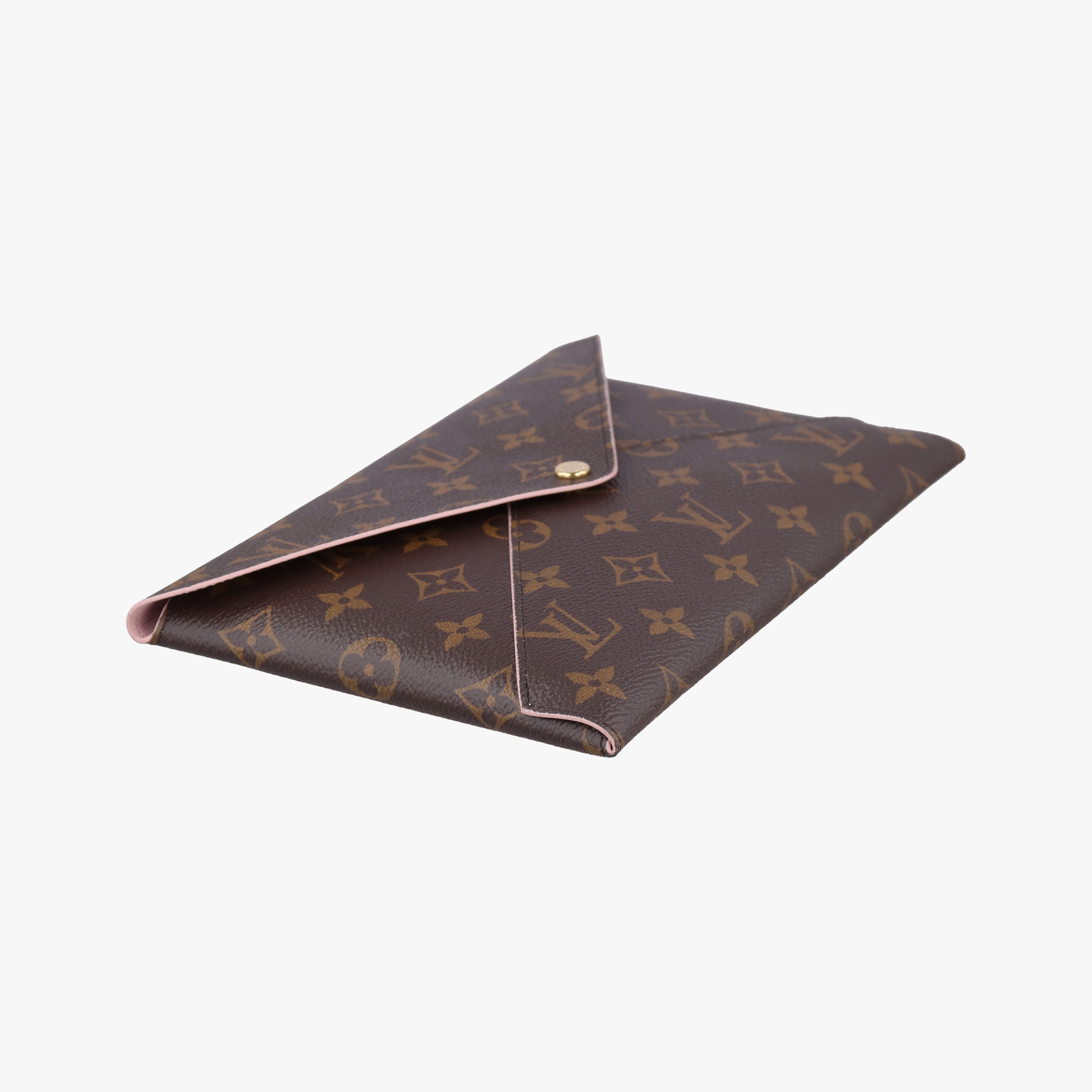 Pre-owned Louis Vuitton Pochette Kirigami Brown Monogram Canvas M62034 clutchbag | stylenewstar