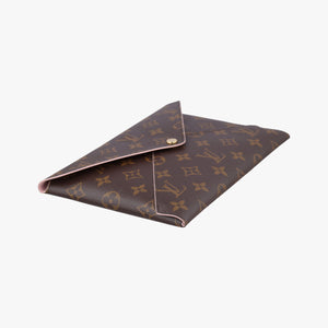 Pre-owned Louis Vuitton Pochette Kirigami Brown Monogram Canvas M62034 clutchbag | stylenewstar
