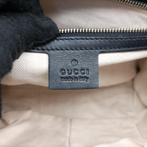 Pre-owned Gucci Emily Black Leather 295403 shoulderbag | stylenewstar