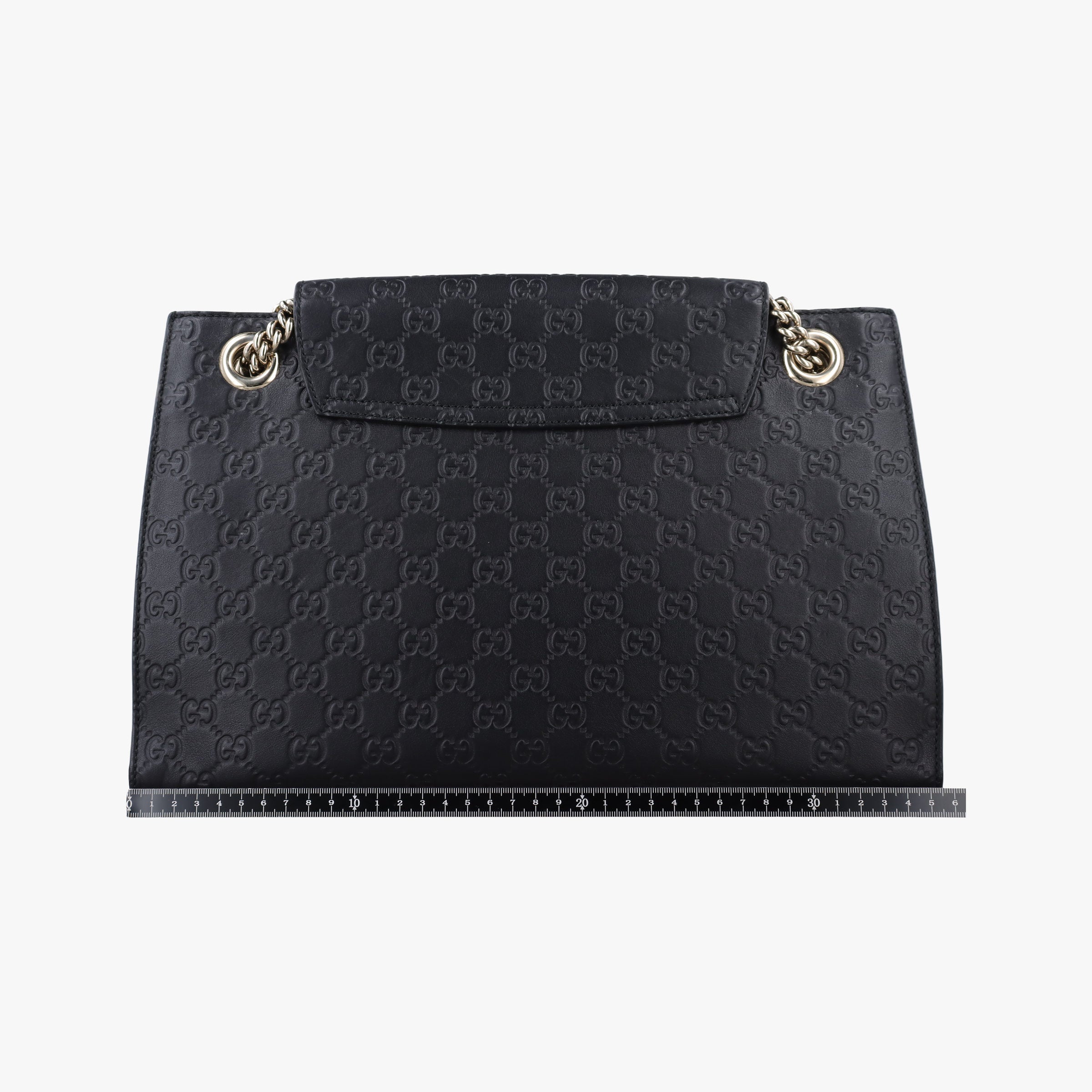 Pre-owned Gucci Emily Black Leather 295403 shoulderbag | stylenewstar