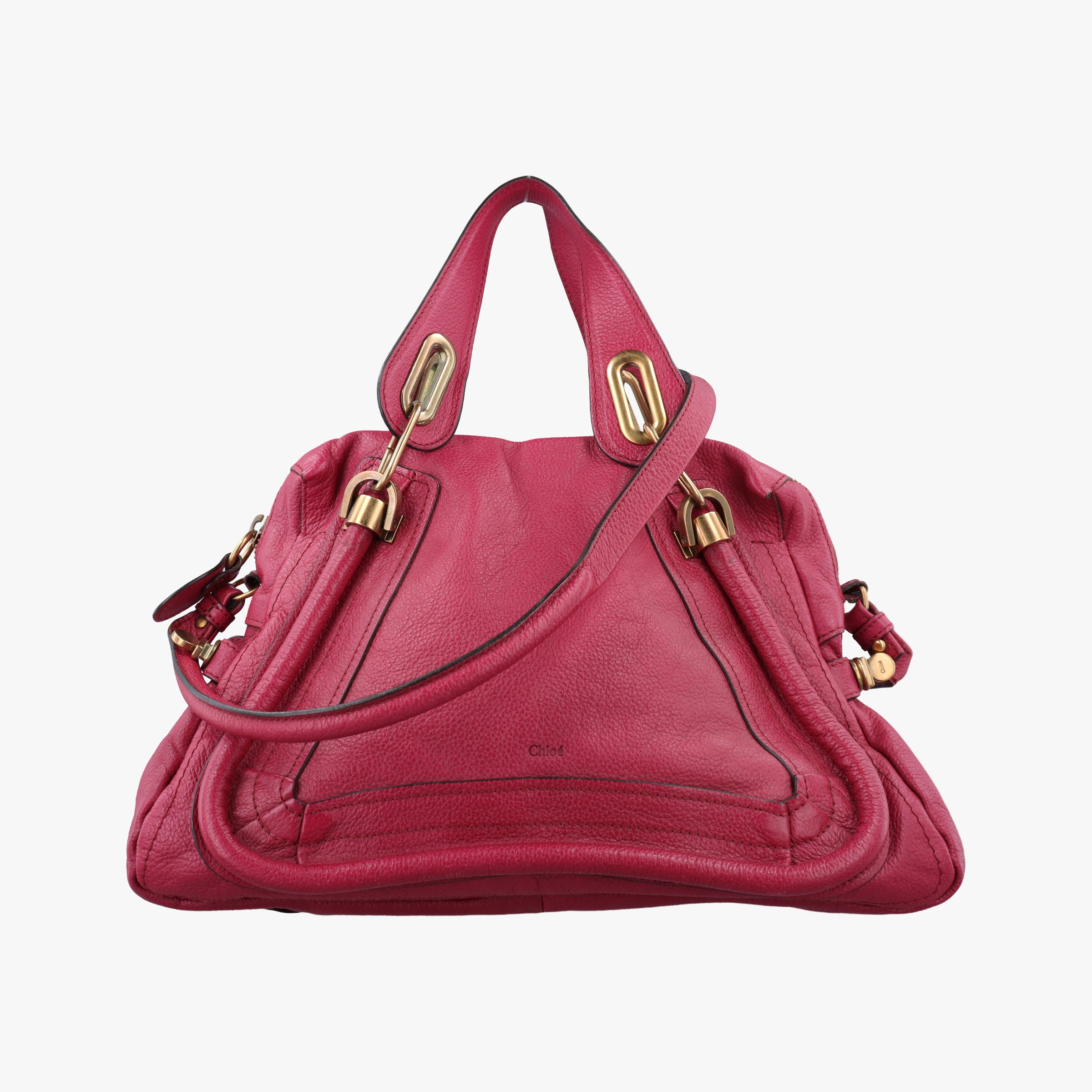 Secondhand Chloe Paraty Red Leather  shoulderbag | stylenewstar