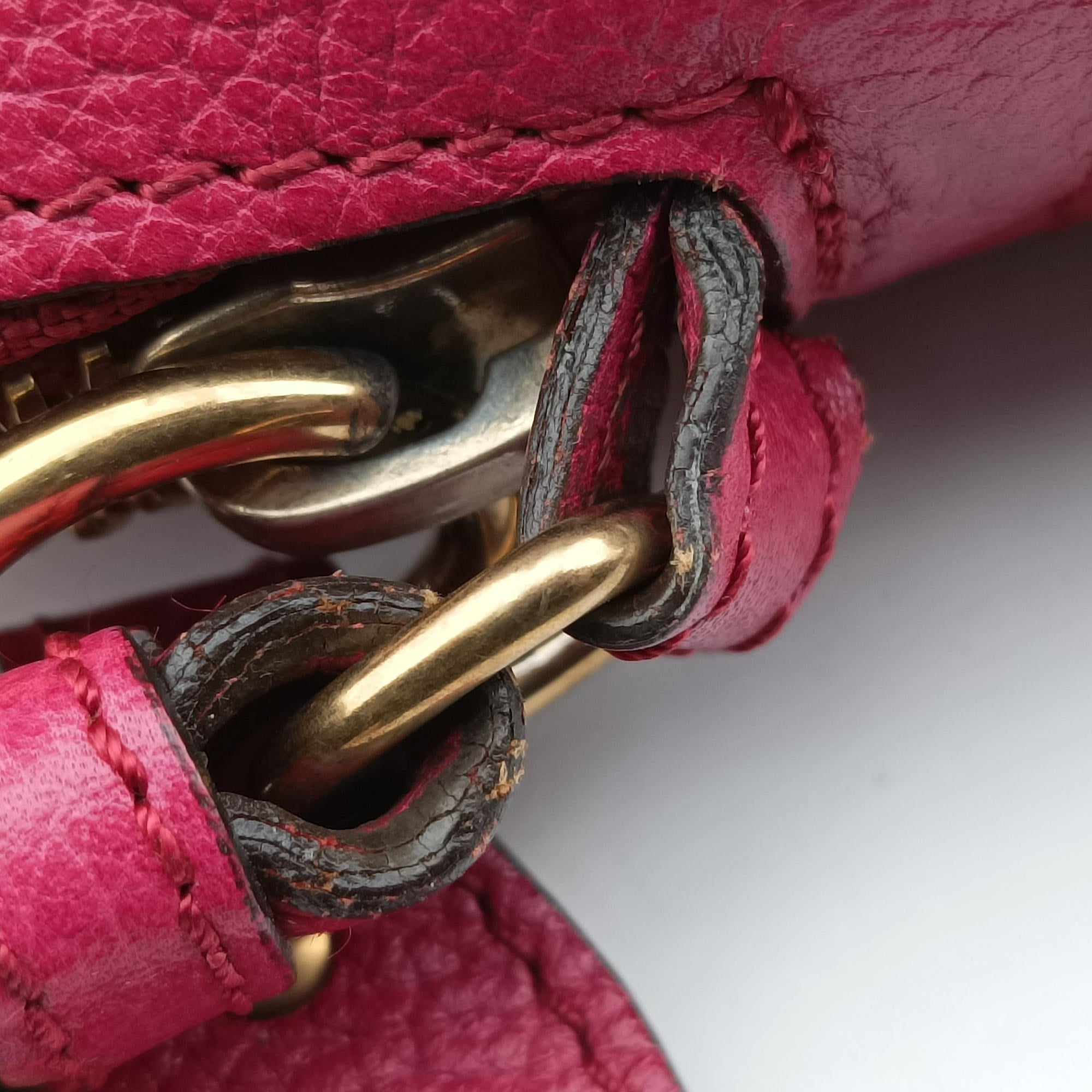 Secondhand Chloe Paraty Red Leather  shoulderbag | stylenewstar